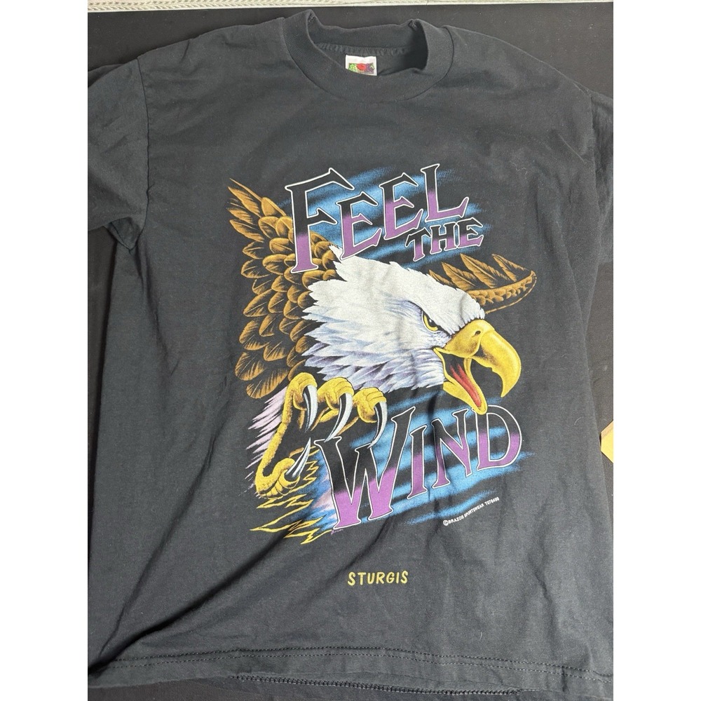Vintage 2002  Sturgis "Feel the Wind" T-Shirt Men's Large